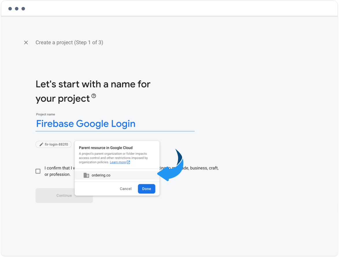 Firebase Select parent resource