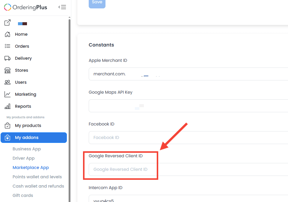GoogleService-Info.plist contents