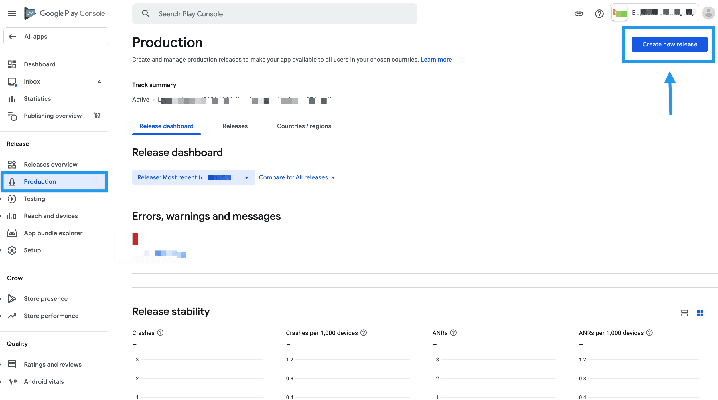 Create an update release