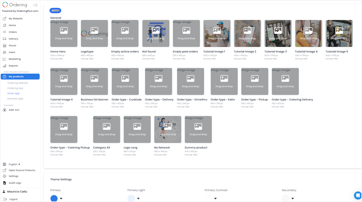 Recursos de imagen de Driver App