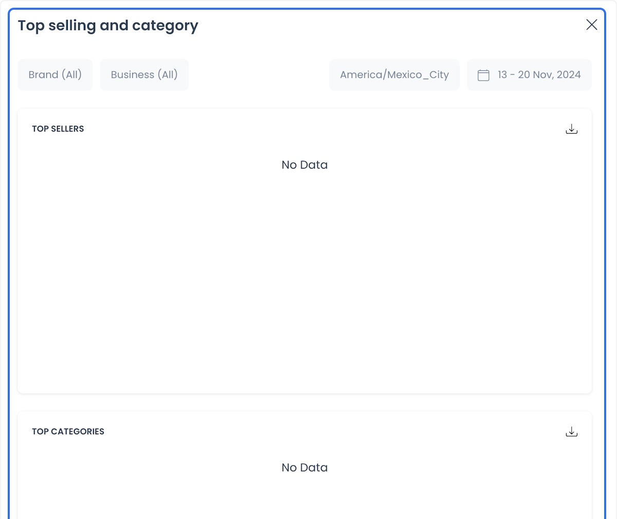 Informe Top Selling and Category