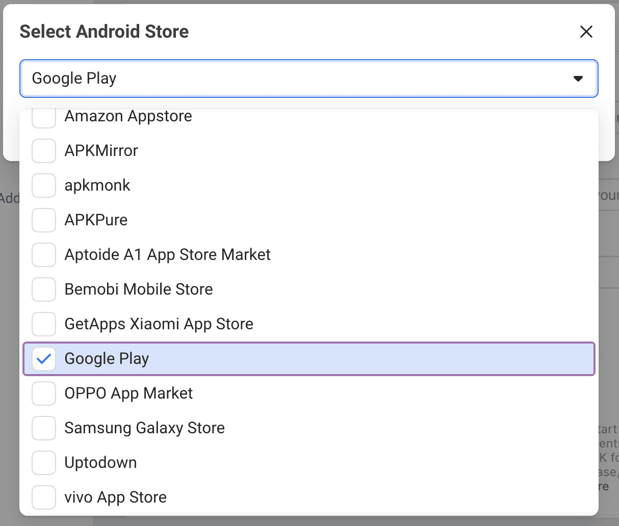 Plataforma Android Google Play