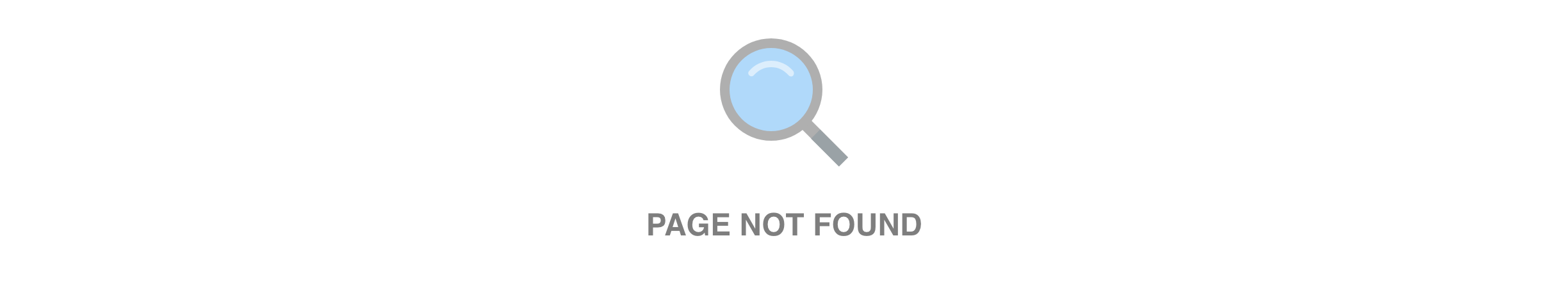 Desktop Website global route fallback showing PAGE NOT FOUND without a built-in action