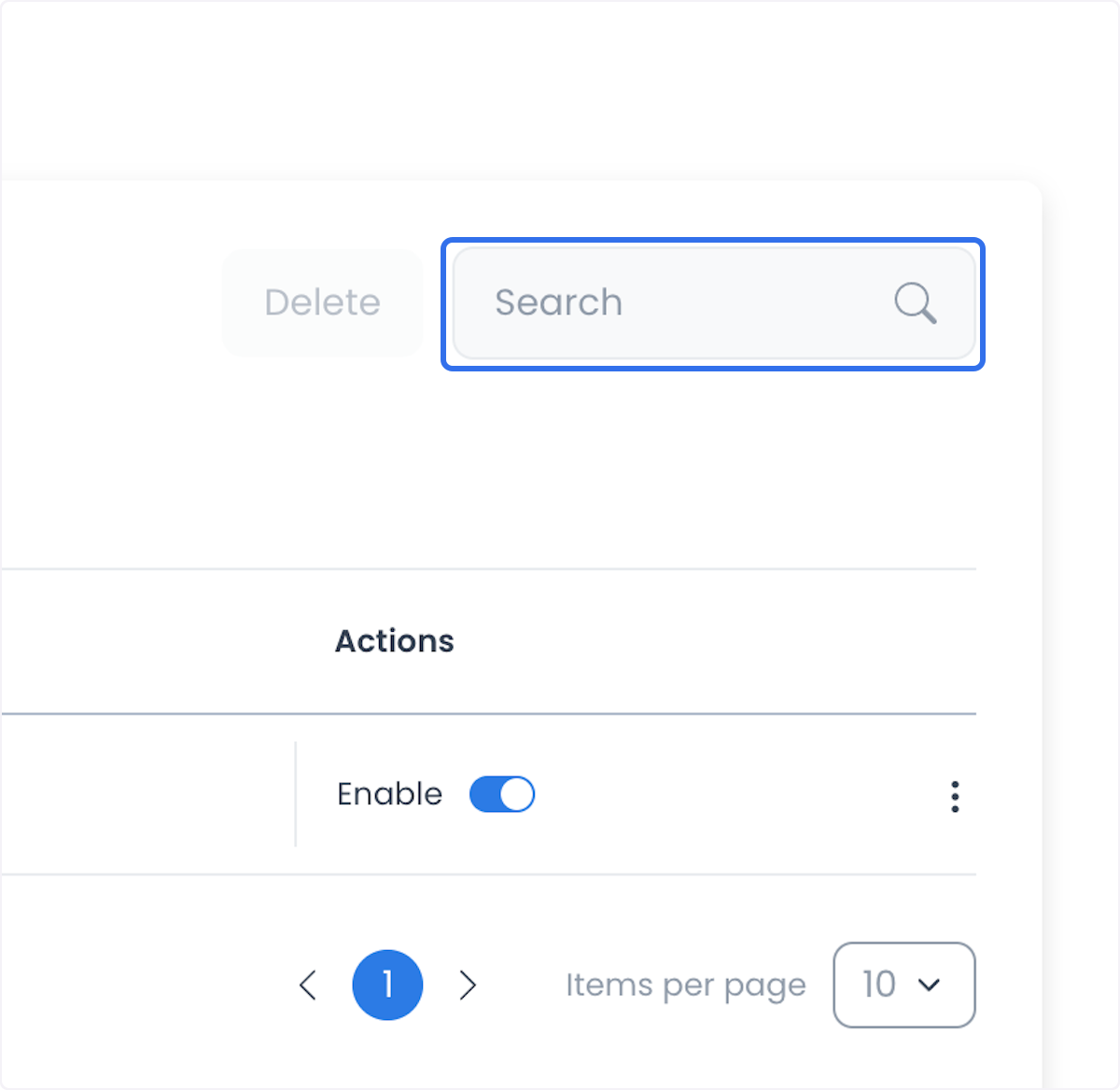 Barra Search para filtrar países y ciudades por nombre