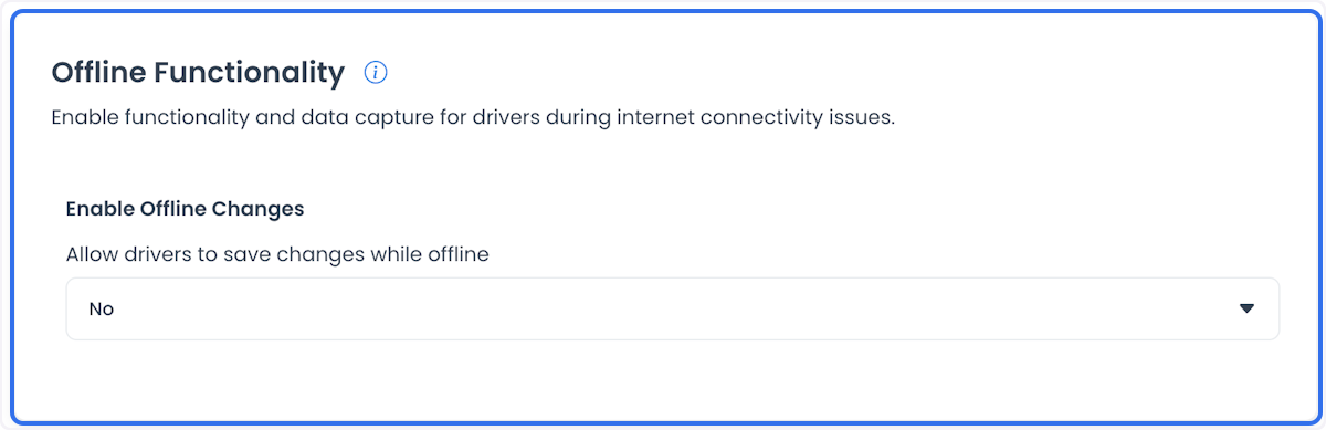 Control histórico de Delivery features para cambios sin conexión