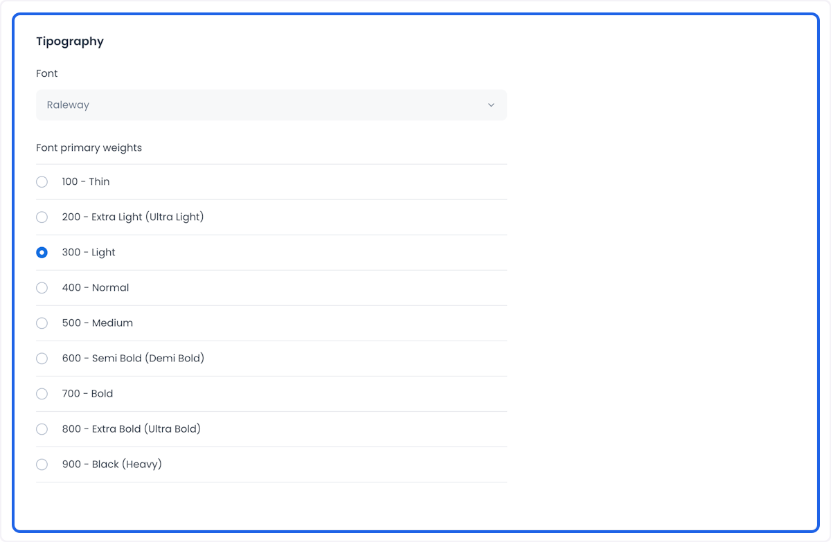Advanced button settings