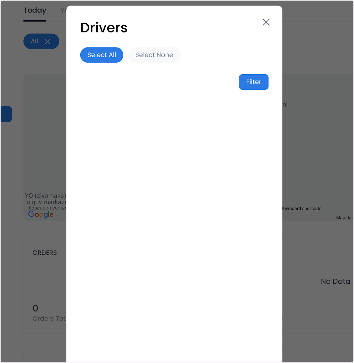 Selector Drivers ilustrativo