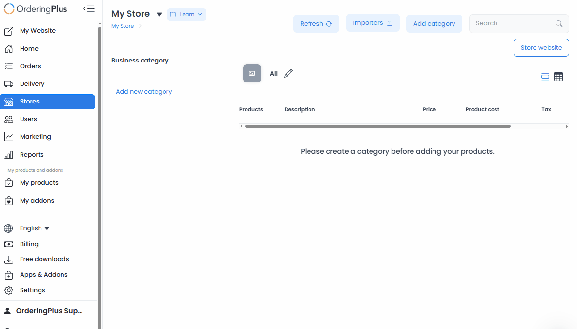 Importer file upload workflow