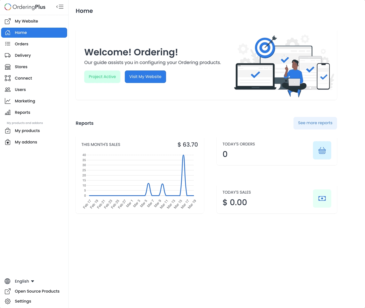 Dashboard API-key area used to manage a DoorDash integration credential